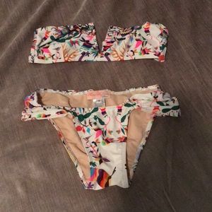 Mara Hoffman v-wire bandeau Bikini